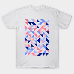 Creative Geometric Colourful Triangle Pattern #1 T-Shirt